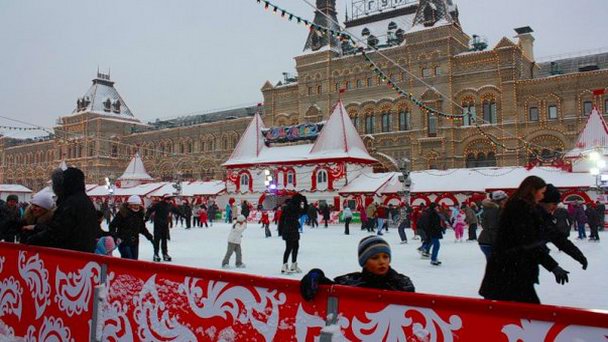 Каток на Красной Площади Каток на Красной Площади