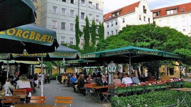 Ресторан-паб Brauhaus Georgbraeu в Берлине Ресторан-паб Brauhaus Georgbraeu в Берлине