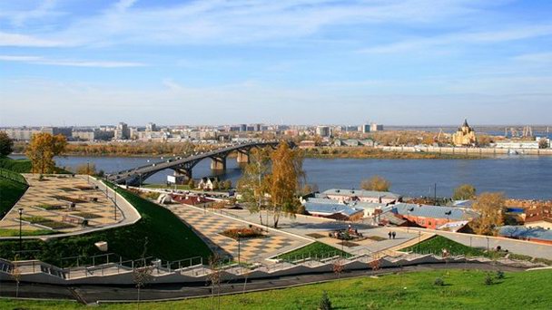 Набережная Федоровского в Нижнем Новгороде Набережная Федоровского в Нижнем Новгороде