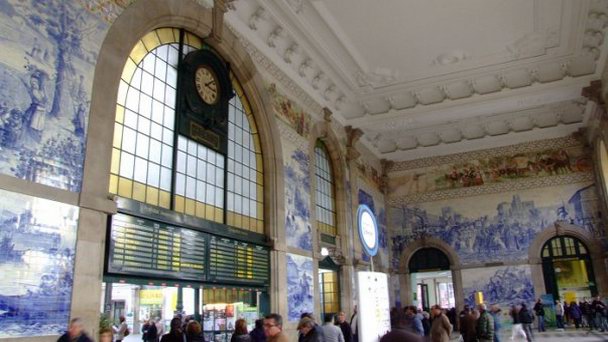 Железнодорожный вокзал Сао-Бенто в Порту Железнодорожный вокзал Сао-Бенто в Порту