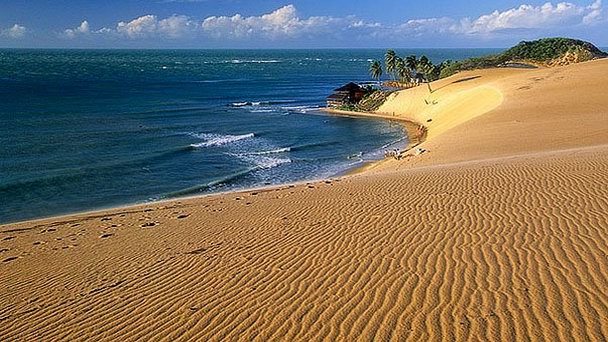 Пляж Женипабу в Натале Пляж Женипабу в Натале