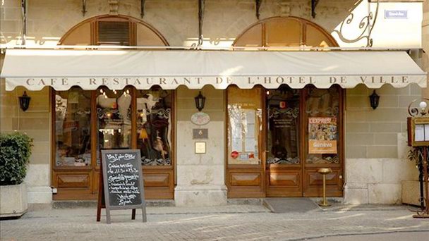 Ресторан Brasserie de lHotel de Ville в Женеве Ресторан Brasserie de lHotel de Ville в Женеве