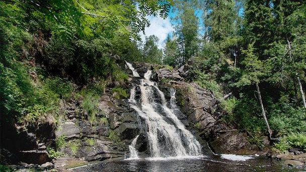 Водопад Юканкоски в Карелии Водопад Юканкоски в Карелии