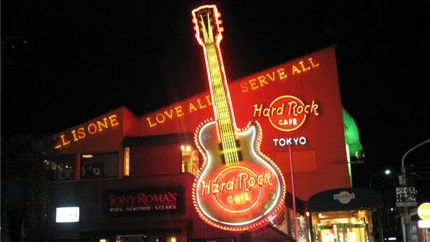 Кафе Hard Rock Tokyo Roppongi в Токио Кафе Hard Rock Tokyo Roppongi в Токио
