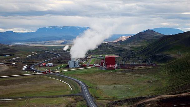 Вулкан Крафла и его музей Вулкан Крафла и его музей