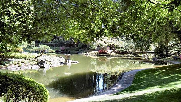 Японский сад Нитобэ в Ванкувере Японский сад Нитобэ в Ванкувере