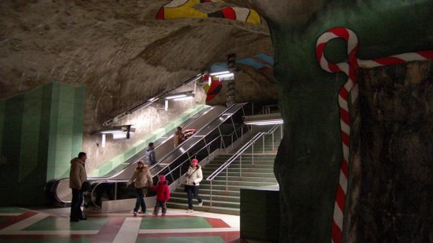 Станция метро Kungsträ dgå rden в Стокгольме Станция метро Kungsträ dgå rden в Стокгольме