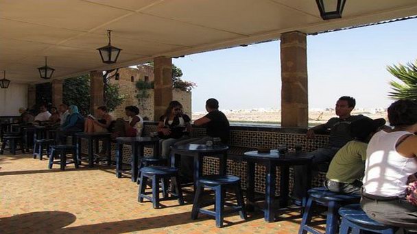 Кафе Maure в Касабланке Кафе Maure в Касабланке