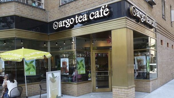 Кафе «Argo Tea» в Нью-Йорке Кафе «Argo Tea» в Нью-Йорке