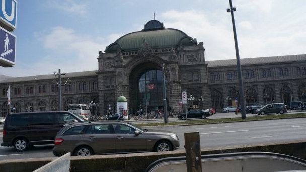 Железнодорожный вокзал в Баварии Железнодорожный вокзал в Баварии