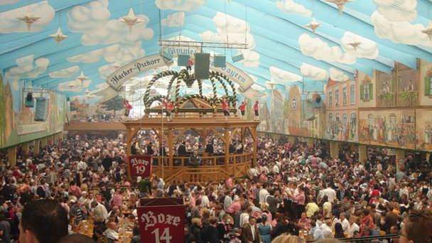 Пивная Hacker Pschorr в Мюнхене Пивная Hacker Pschorr в Мюнхене